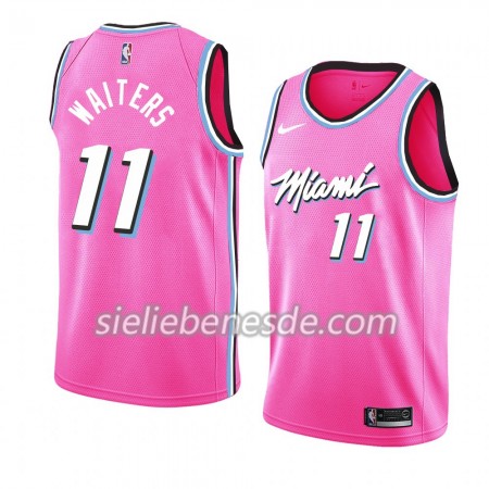 Herren NBA Miami Heat Trikot Dion Waiters 11 2018-19 Nike Pink Swingman